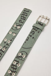 Torpedo Eyelet Web Belt Khaki